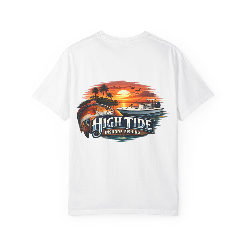 Unisex Garment-Dyed skiff sunset tee