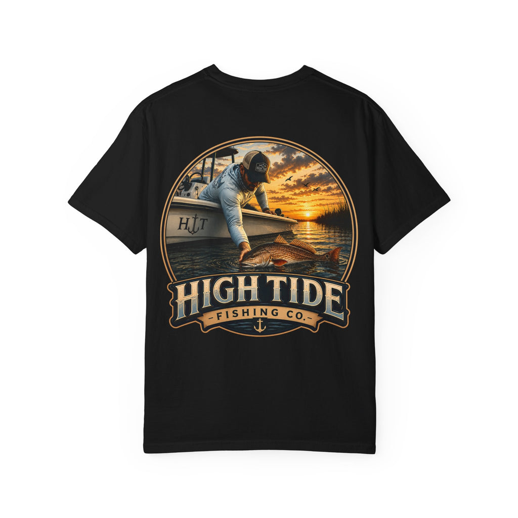 Unisex Garment-dyed redfish release tee